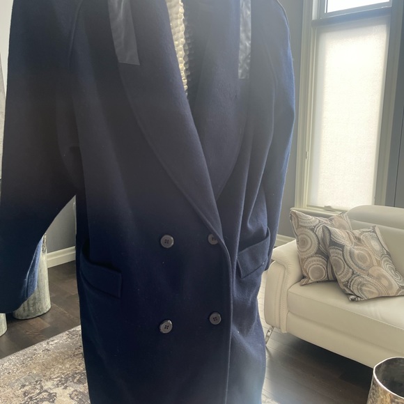 Vintage Luba Paris 1980s exceptionally tailored flight attendant inspired navy - Picture 7 of 17